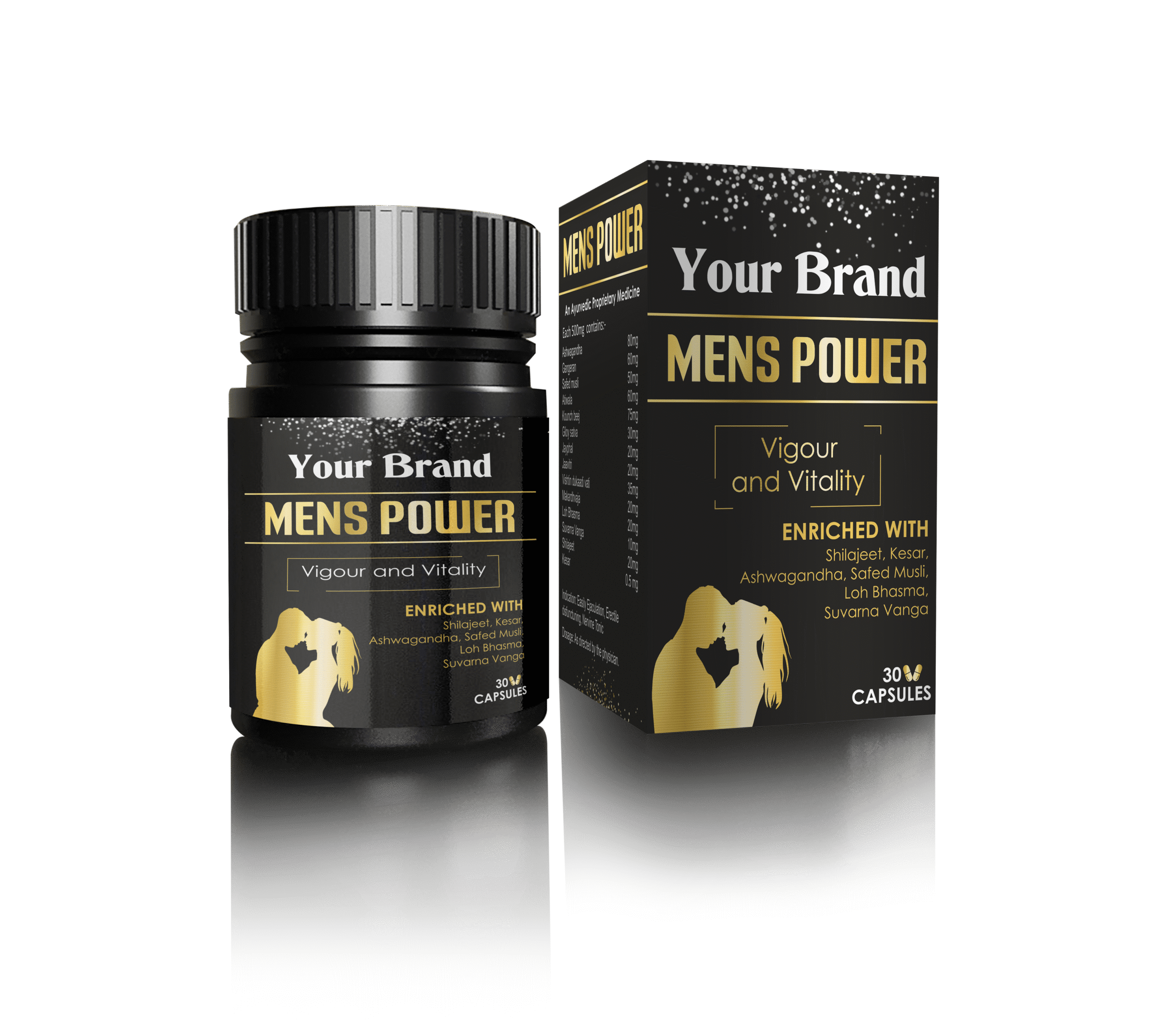 Ayurvedic Men Power Capsules Manufacturer | Vigor And Vitality (Sex Power Capsule)