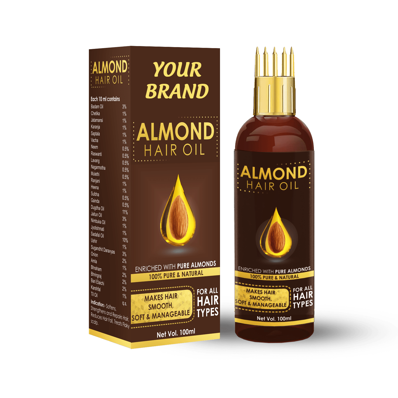 Almond Hair Oil Manufacturer